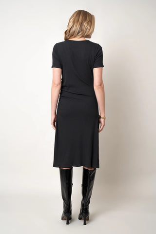 The Classic Ribbed Midi Dress