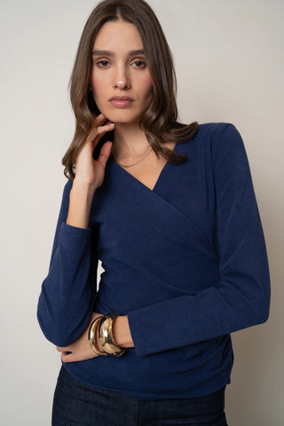 The Draped Surplice Knit