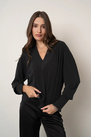 The Relaxed V-Collar Pullover