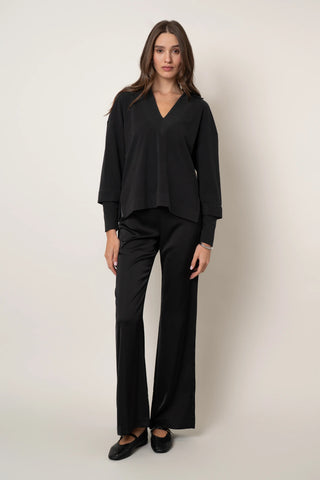 The Relaxed V-Collar Pullover