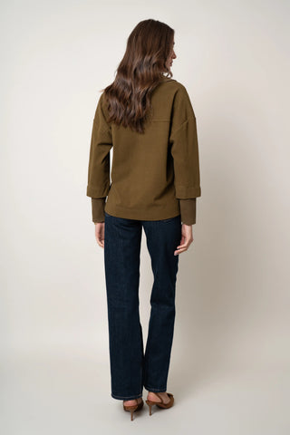 The Relaxed V-Collar Pullover
