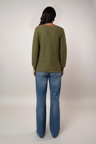 The Textured Crewneck Sweater