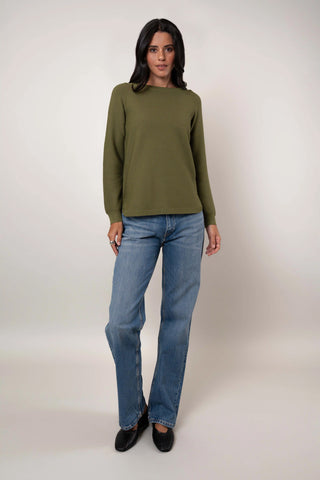 The Textured Crewneck Sweater